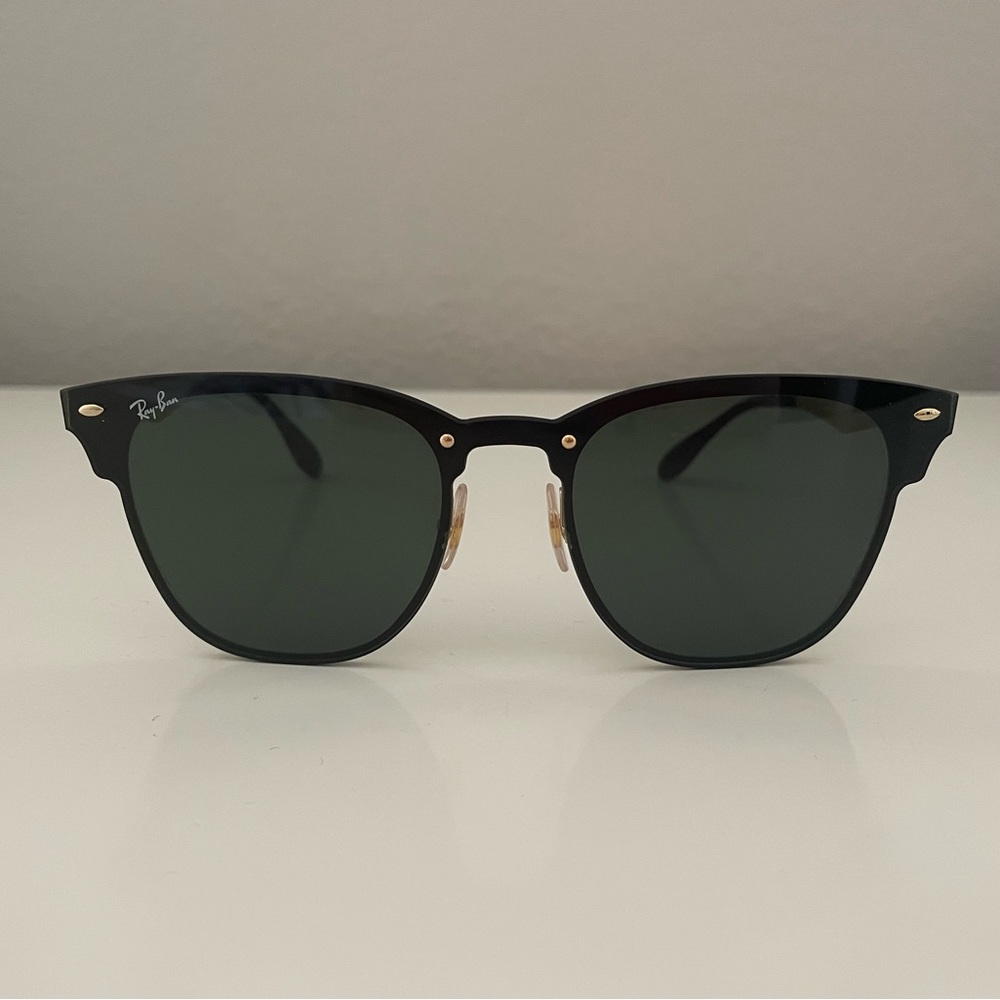 Ray-ban RB 3576-N Black/Green with Gold frame Size: 43/71 Large 140